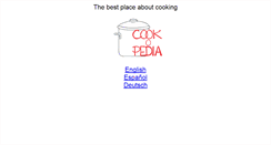 Desktop Screenshot of cookopedia.org